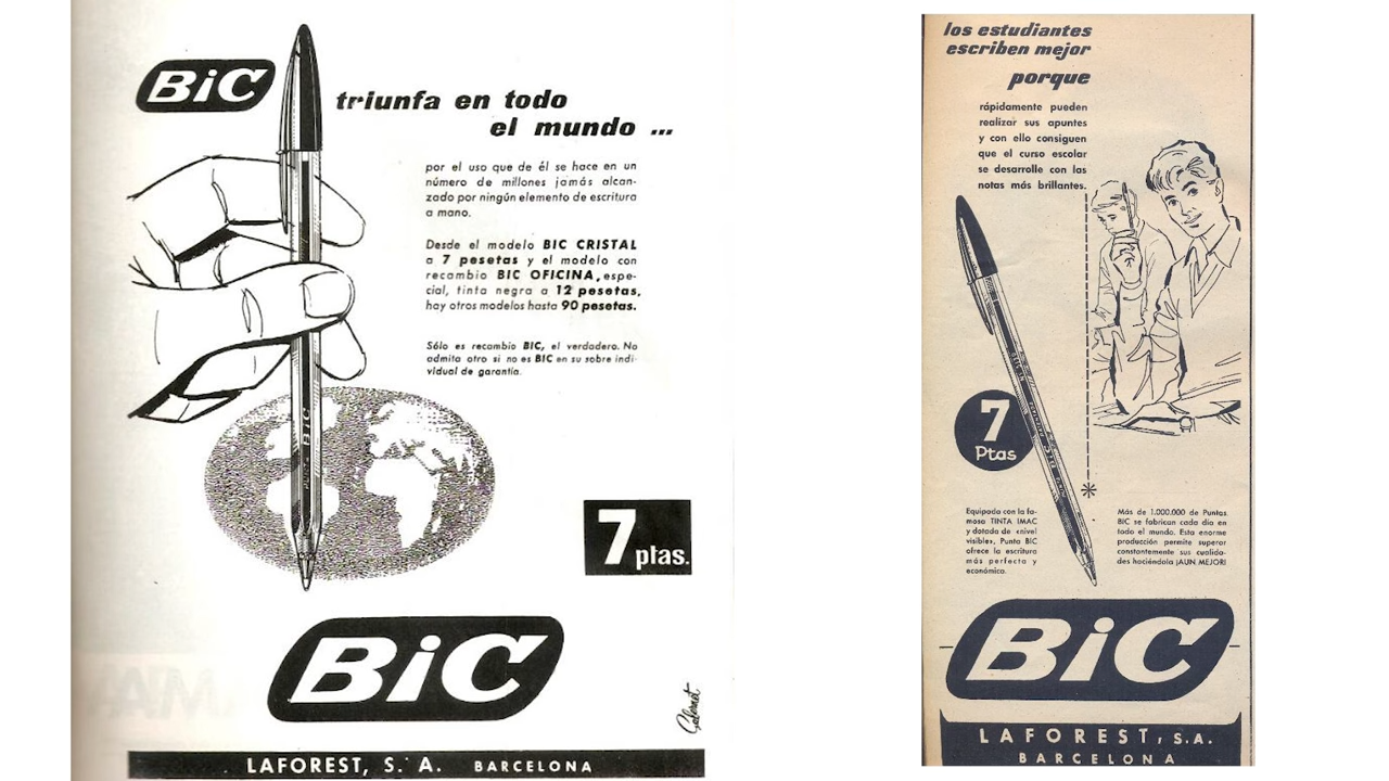 Історія BIC Cristal