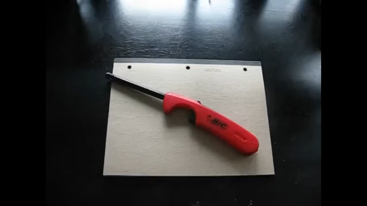 How to reuse an extended-reach disposable lighter
